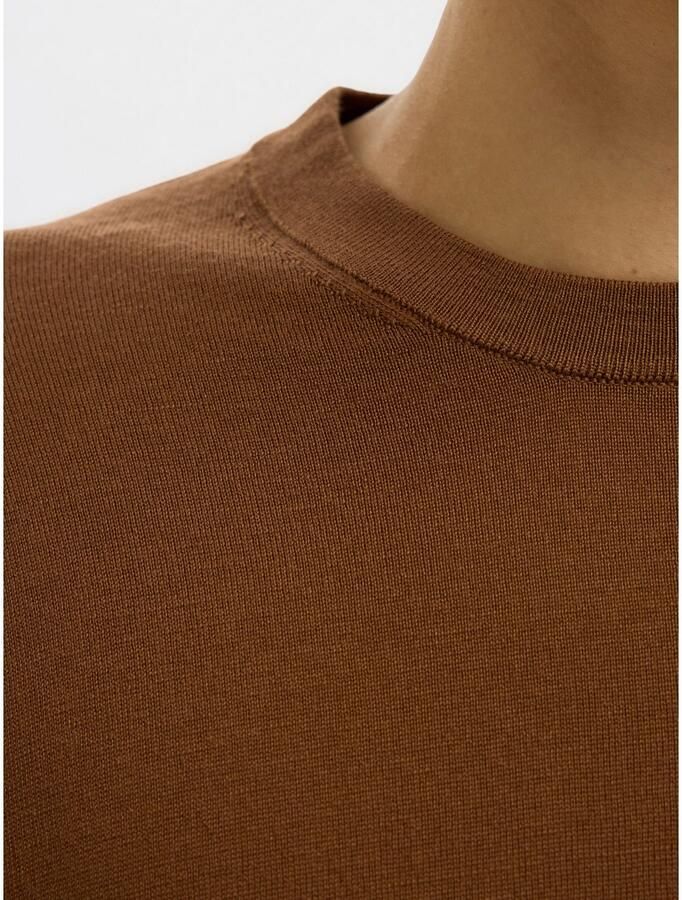 Selected Homme Regular fit pullover van zuivere merinowol model 'TRAY'