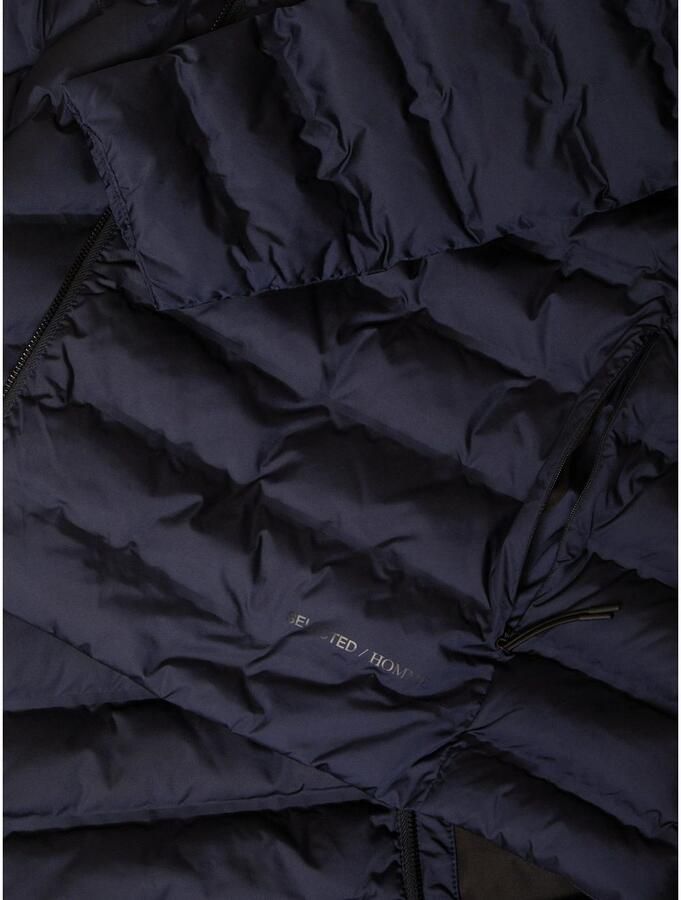 SELECTED HOMME Heren Jassen Slhbarry Quilted Jacket B Noos Donkerblauw - Foto 4