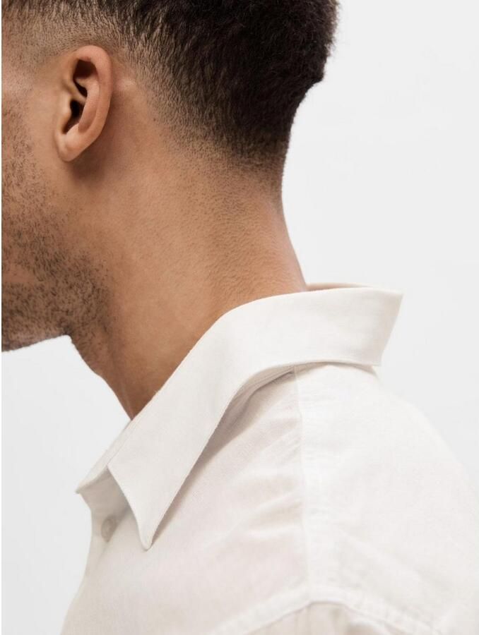 SELECTED HOMME Linnen overhemd SLHSLIMNEW-LINEN SHIRT LS NOOS - Foto 7