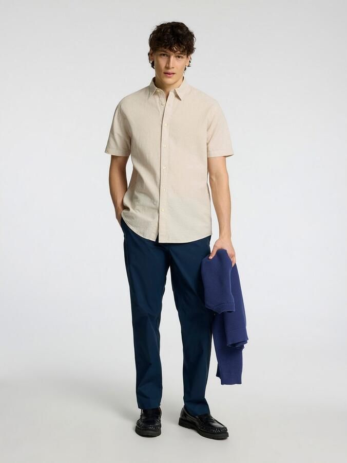 SELECTED HOMME Overhemd met korte mouwen SLHREG-SUN SHIRT SS NOOS - Foto 6