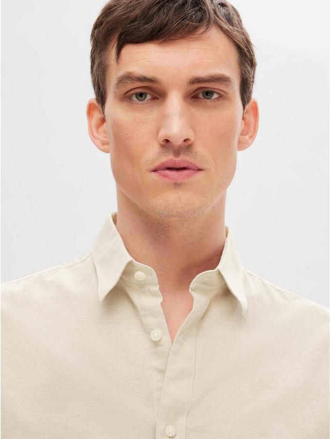 SELECTED HOMME Overhemd met korte mouwen SLHREG-SUN SHIRT SS NOOS - Foto 4