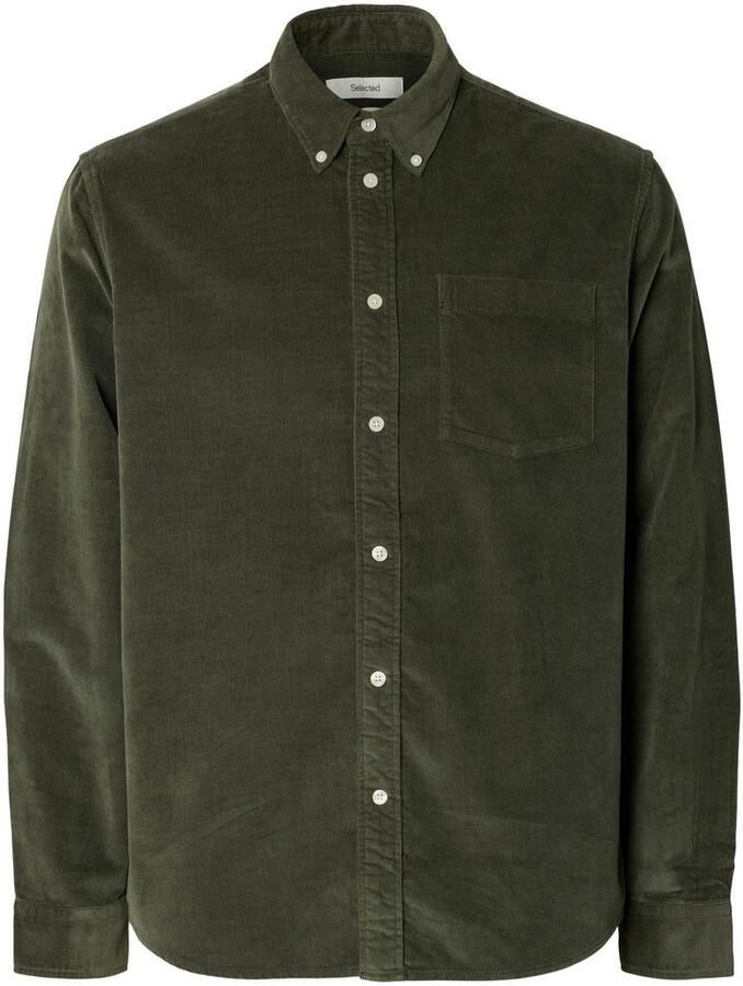 SELECTED HOMME Overhemd met lange mouwen SLHREG-DAN CORD SHIRT LS