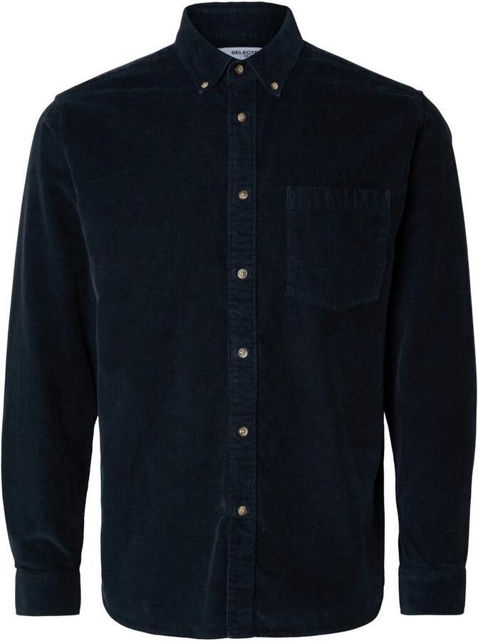SELECTED HOMME Overhemd met lange mouwen SLHREG-DAN CORD SHIRT LS