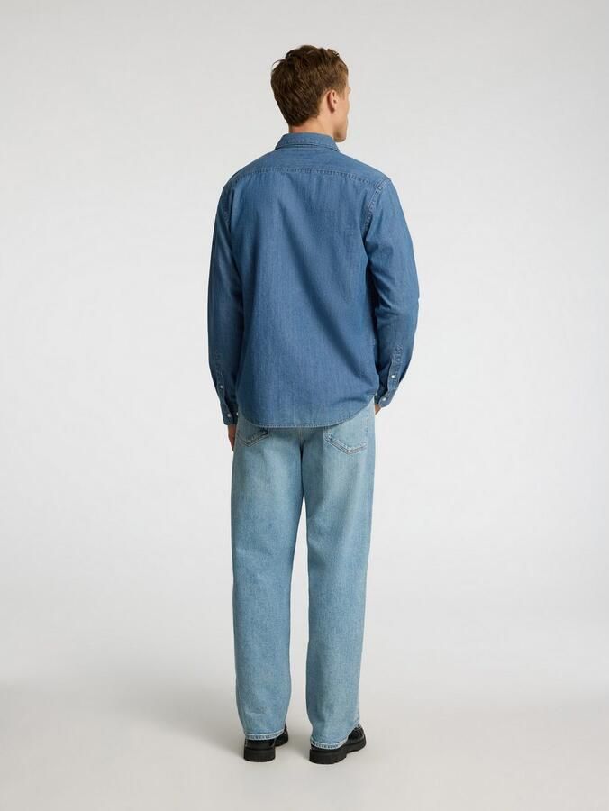 Selected Homme Regular fit jeansoverhemd van puur katoen model 'REGCARLO' - Foto 6