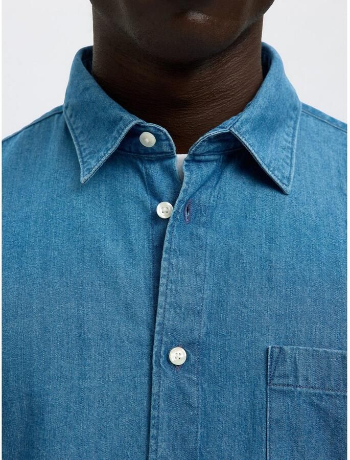 Selected Homme Regular fit jeansoverhemd van puur katoen model 'REGCARLO' - Foto 5