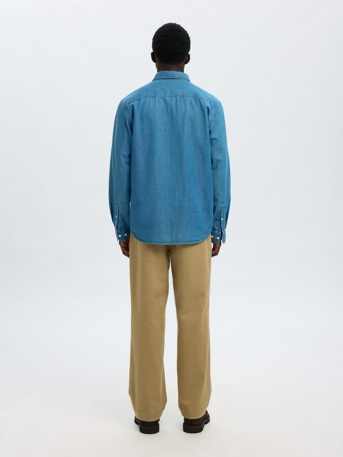 Selected Homme Regular fit jeansoverhemd van puur katoen model 'REGCARLO' - Foto 10