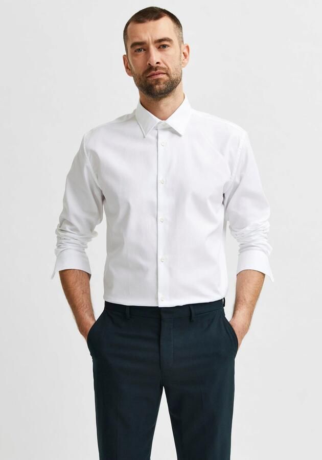 SELECTED HOMME Overhemd met lange mouwen SLHREGETHAN SHIRT LS CLASSIC NOOS - Foto 5