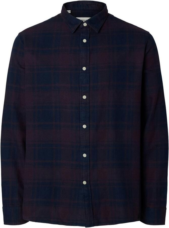SELECTED HOMME Overhemd met lange mouwen SLHREGNOAH BRUSHED LS SHIRT D