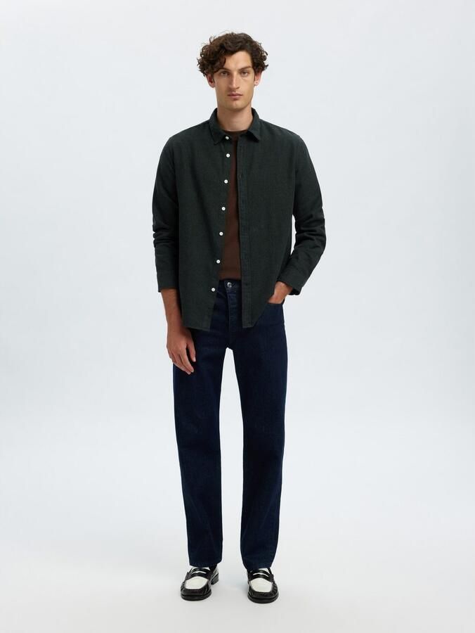 SELECTED HOMME Overhemd met lange mouwen SLHREGNOAH BRUSHED TWIST SHIRT LS NOOS - Foto 3
