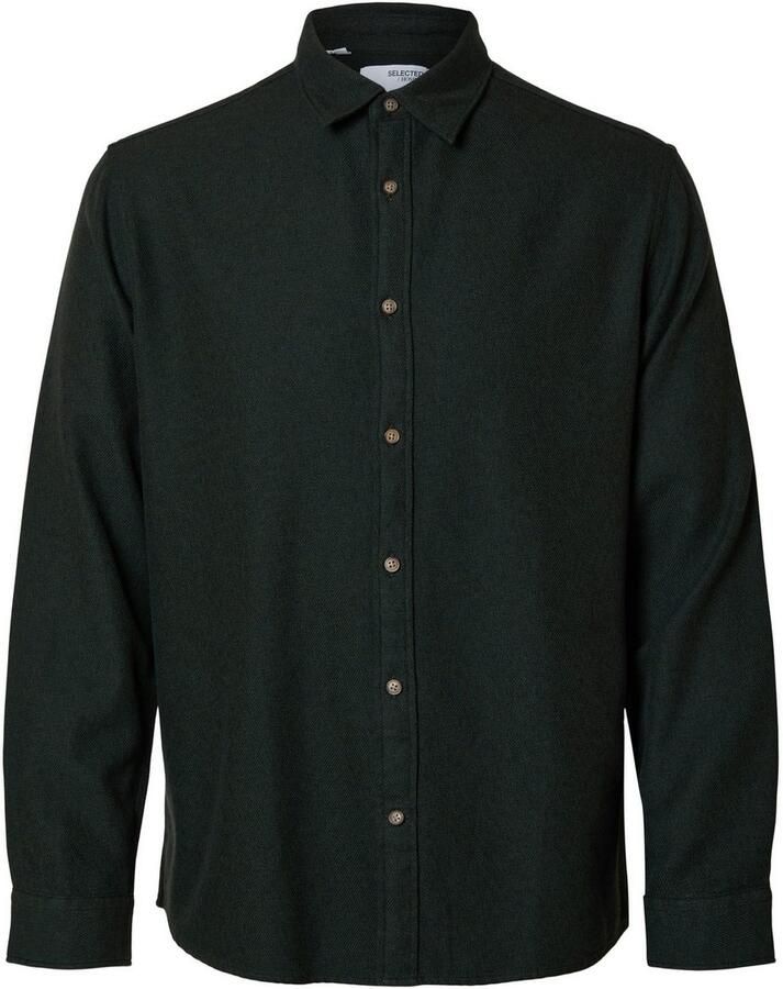 SELECTED HOMME Overhemd met lange mouwen SLHREGNOAH BRUSHED TWIST SHIRT LS NOOS