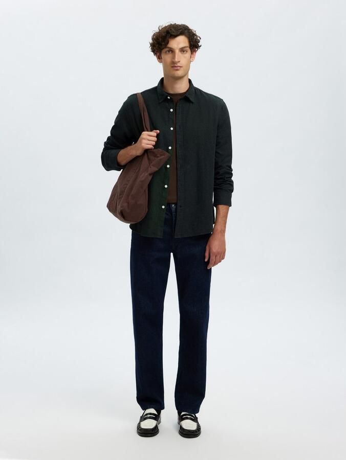 SELECTED HOMME Overhemd met lange mouwen SLHREGNOAH BRUSHED TWIST SHIRT LS NOOS - Foto 4