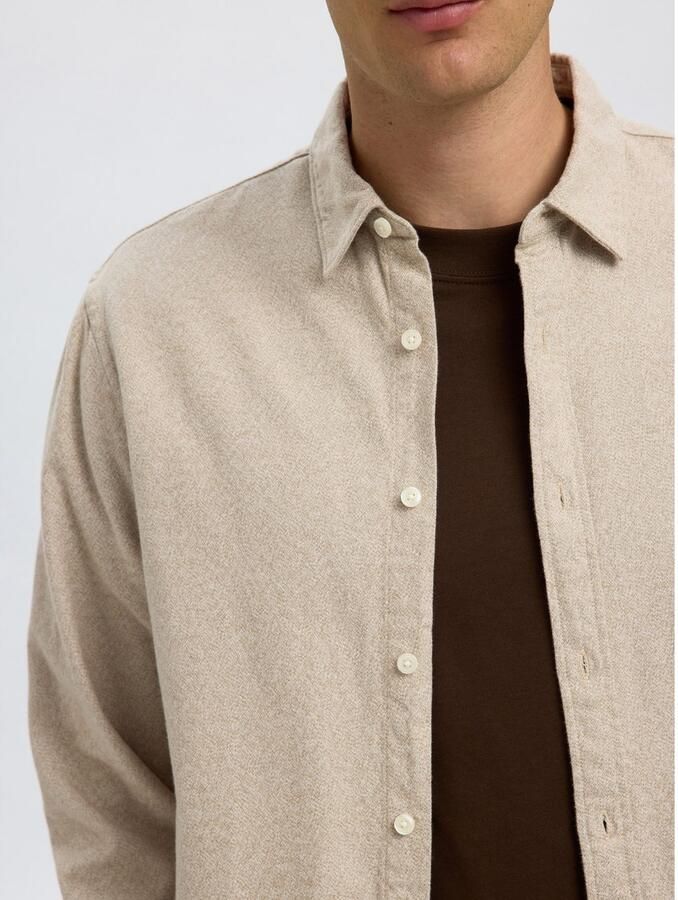 SELECTED HOMME Overhemd met lange mouwen SLHREGNOAH BRUSHED TWIST SHIRT LS NOOS