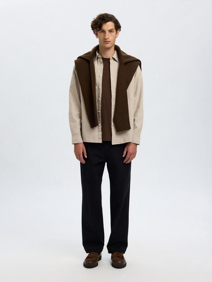 SELECTED HOMME Overhemd met lange mouwen SLHREGNOAH BRUSHED TWIST SHIRT LS NOOS - Foto 3