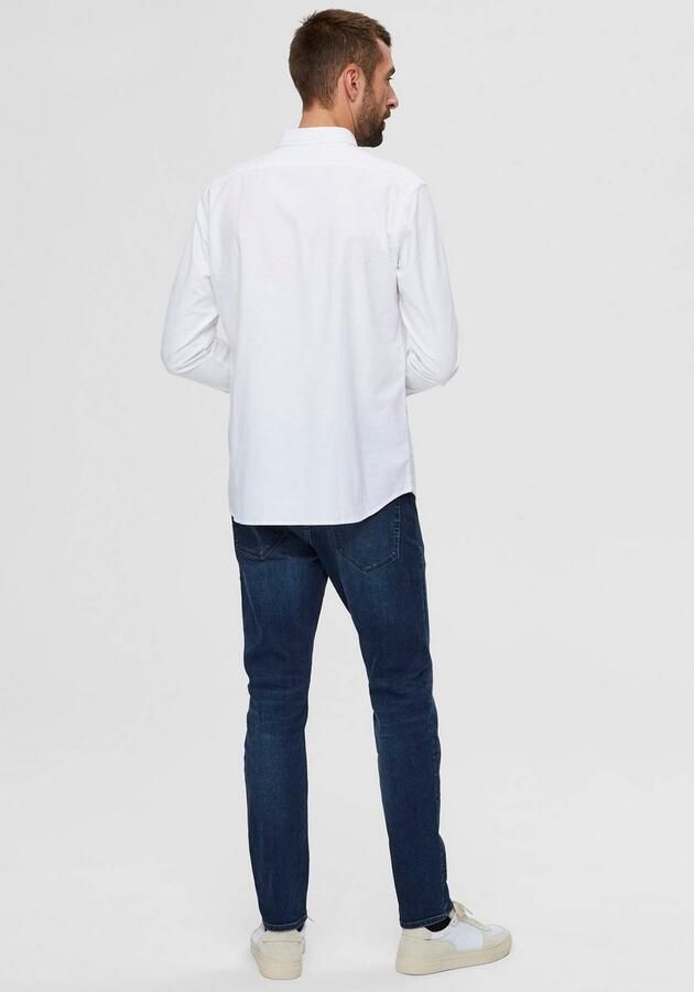 Selected Homme Regular fit vrijetijdsoverhemd van katoenmix model 'REGRICK' - Foto 6
