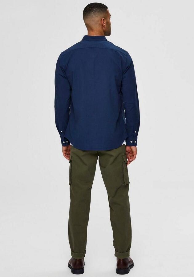 Selected Homme Regular fit vrijetijdsoverhemd van katoenmix model 'REGRICK' - Foto 8