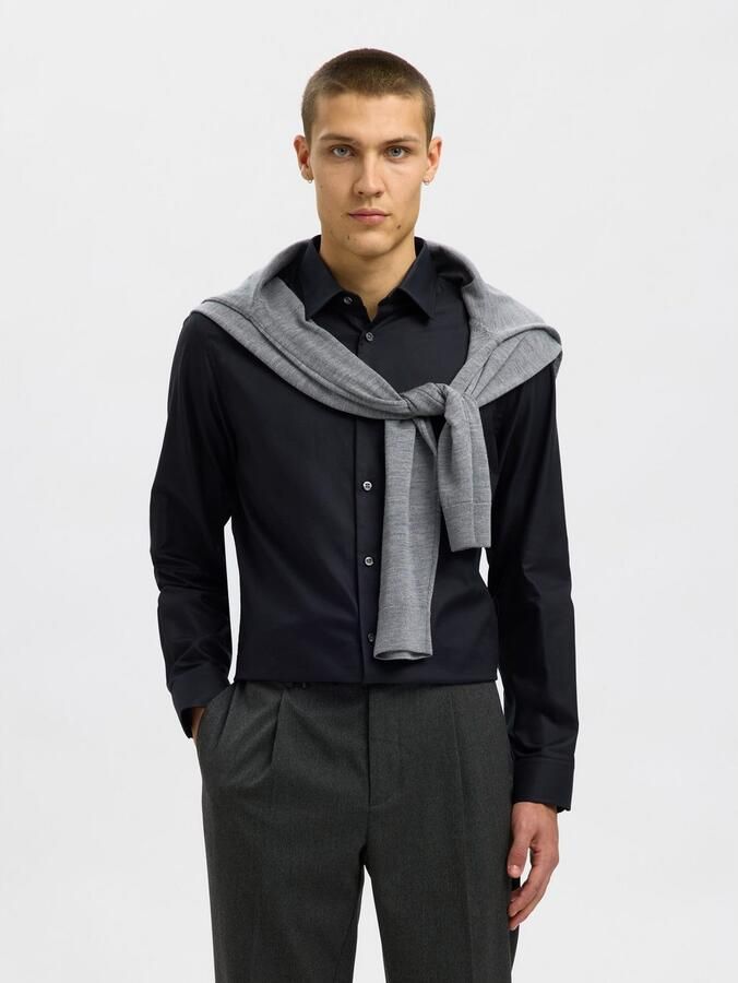 SELECTED HOMME Overhemd met lange mouwen SLHSLIMCLARK SHIRT LS NOOS - Foto 5