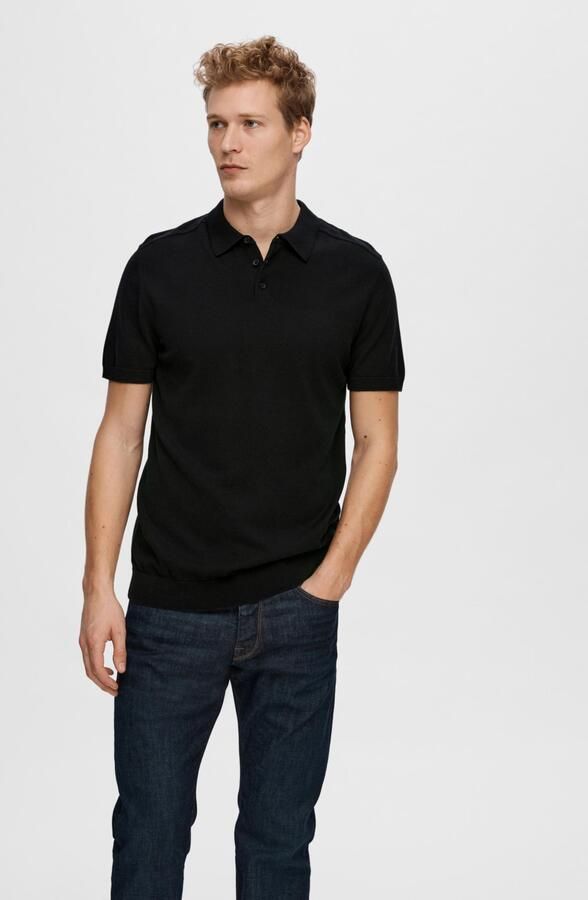 Selected Homme Regular fit poloshirt van puur katoen model 'BERG' - Foto 6