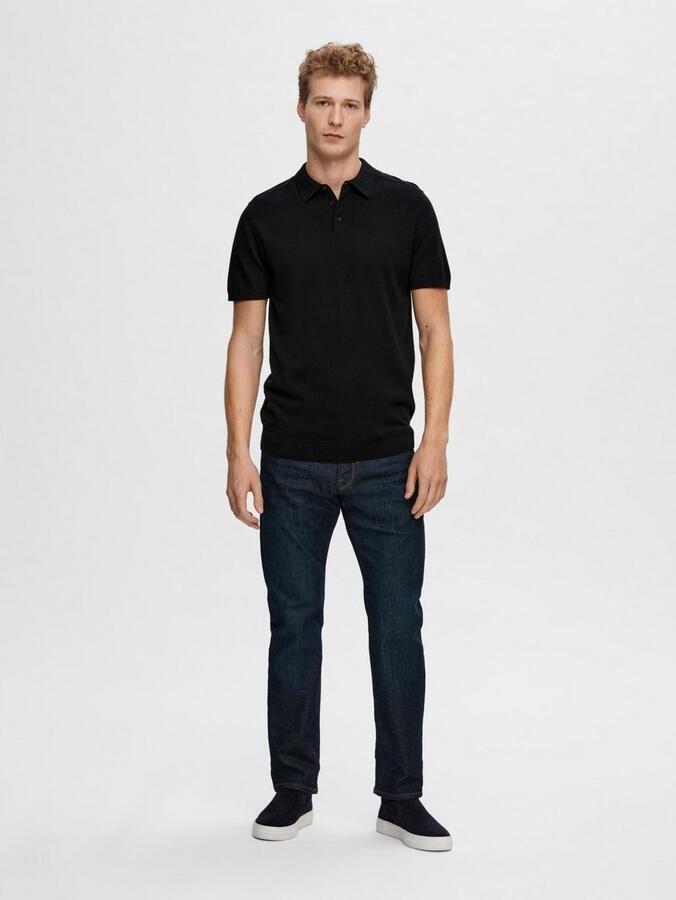 Selected Homme Regular fit poloshirt van puur katoen model 'BERG' - Foto 4