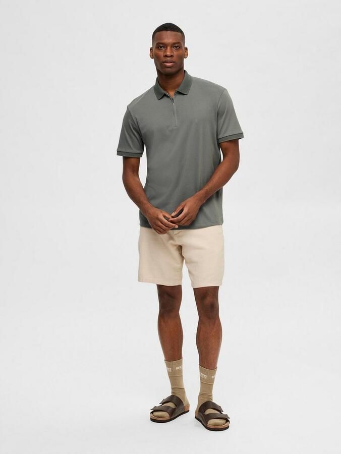 Selected Homme Regular fit poloshirt van katoenmix model 'FAVE' - Foto 6