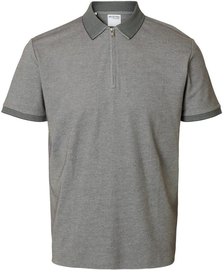 SELECTED HOMME Poloshirt SLHFAVE ZIP SS POLO NOOS - Foto 2
