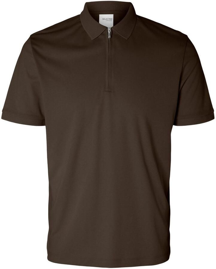 Selected Homme Regular fit poloshirt van katoenmix model 'FAVE' - Foto 2