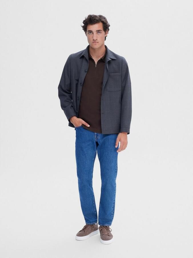 Selected Homme Regular fit poloshirt van katoenmix model 'FAVE' - Foto 6