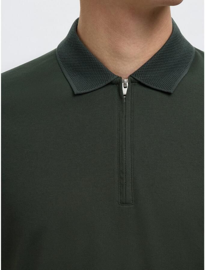 Selected Homme Regular fit poloshirt van katoenmix model 'FAVE' - Foto 2