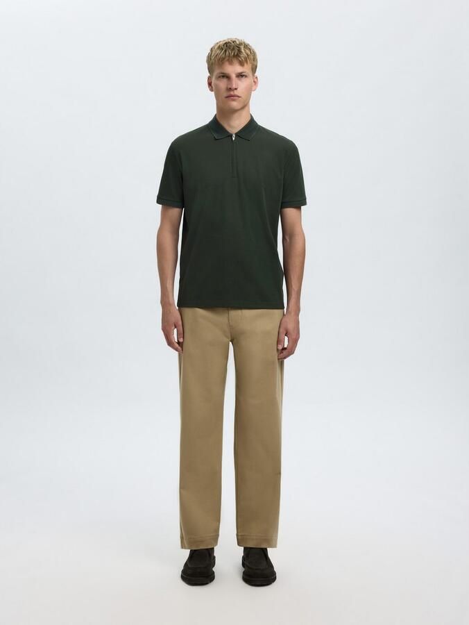 Selected Homme Regular fit poloshirt van katoenmix model 'FAVE' - Foto 3