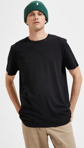 SELECTED HOMME Heren Polo's & T-shirts Slhaspen Ss O-neck Tee Noos Zwart - Foto 9