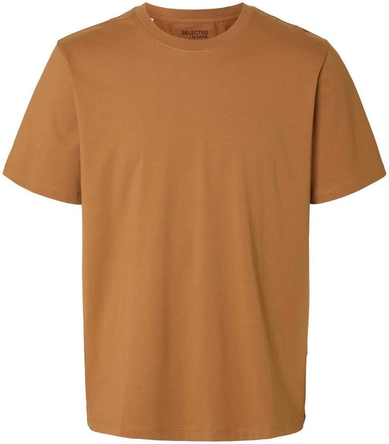 Selected Homme Regular fit T-shirt van puur katoen model 'ASPEN' - Foto 2