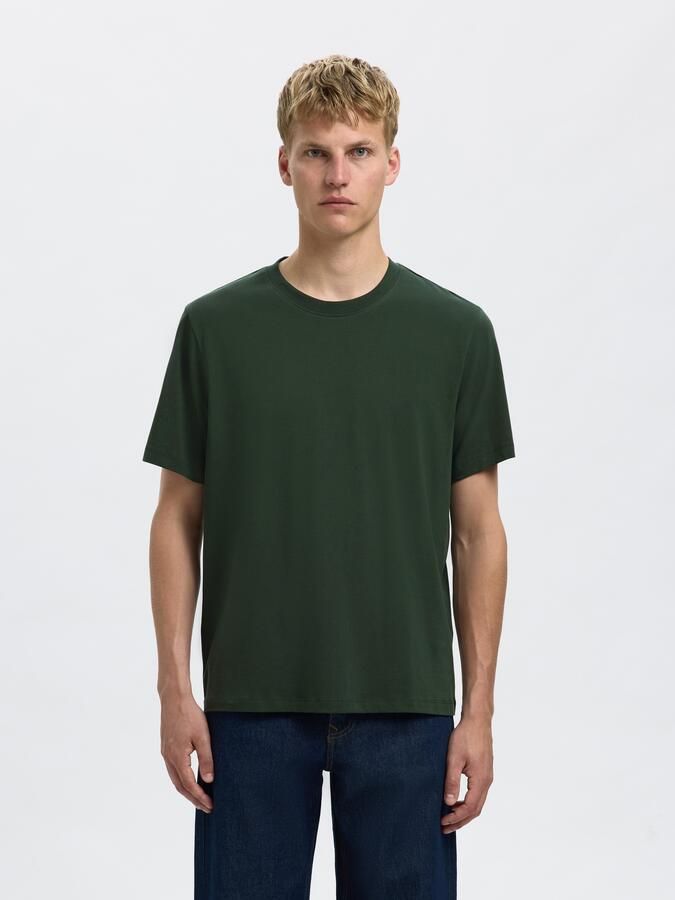 Selected Homme Regular fit T-shirt van puur katoen model 'ASPEN' - Foto 4