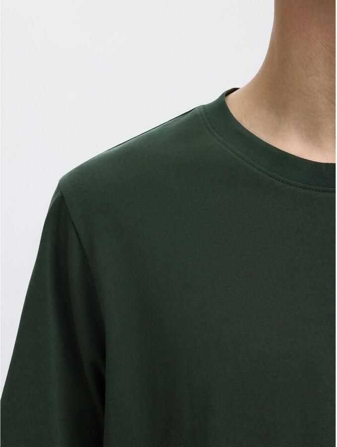 Selected Homme Regular fit T-shirt van puur katoen model 'ASPEN' - Foto 2