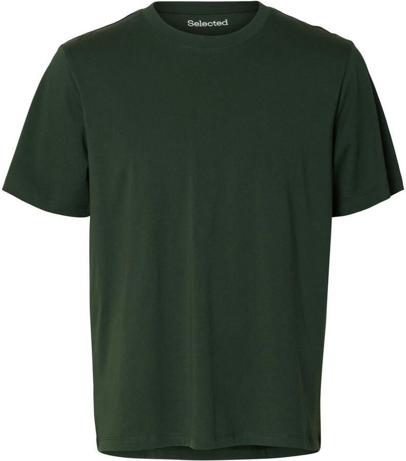 Selected Homme Regular fit T-shirt van puur katoen model 'ASPEN'