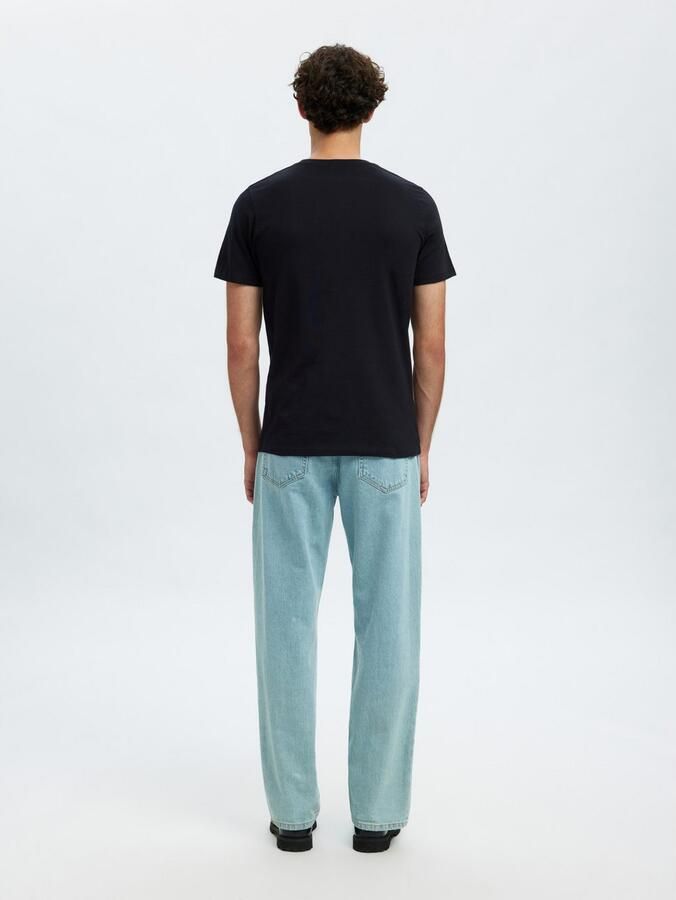 SELECTED HOMME Shirt met ronde hals SLHCORMAC SS O-NECK TEE 5 PACK NOOS (set 5-delig) - Foto 4