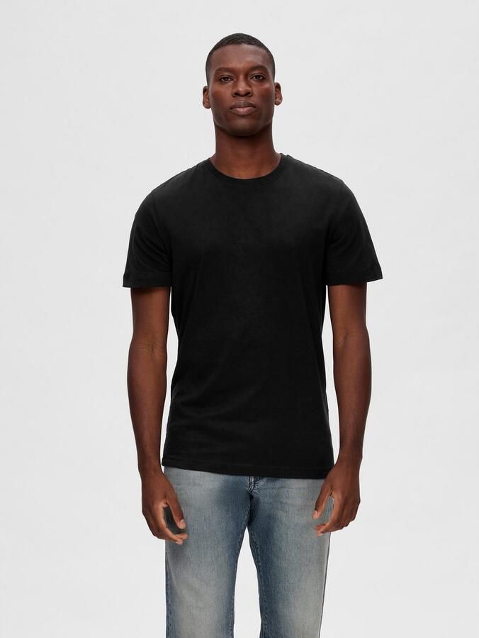 SELECTED HOMME Shirt met ronde hals SLHCORMAC SS O-NECK TEE 5 PACK NOOS (set 5-delig) - Foto 5