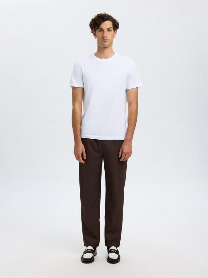 SELECTED HOMME Shirt met ronde hals SLHCORMAC SS O-NECK TEE 5 PACK NOOS (set 5-delig) - Foto 3