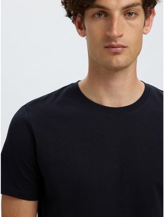 SELECTED HOMME Shirt met ronde hals SLHCORMAC SS O-NECK TEE 5 PACK NOOS (set 5-delig)