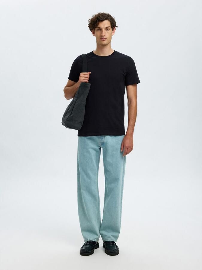 SELECTED HOMME Shirt met ronde hals SLHCORMAC SS O-NECK TEE 5 PACK NOOS (set 5-delig) - Foto 8