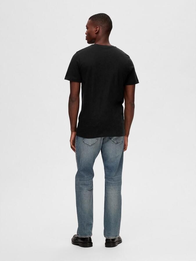 SELECTED HOMME Shirt met ronde hals SLHCORMAC SS O-NECK TEE 5 PACK NOOS (set 5-delig) - Foto 9