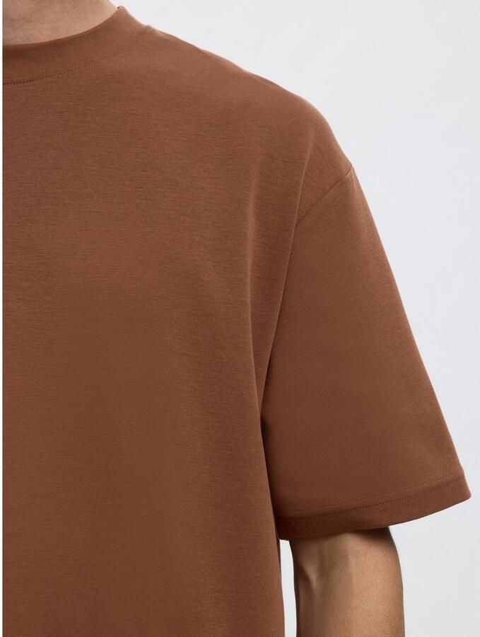 SELECTED HOMME Shirt met ronde hals SLHLOOSEOSCAR SS O-NECK TEE NOOS - Foto 5