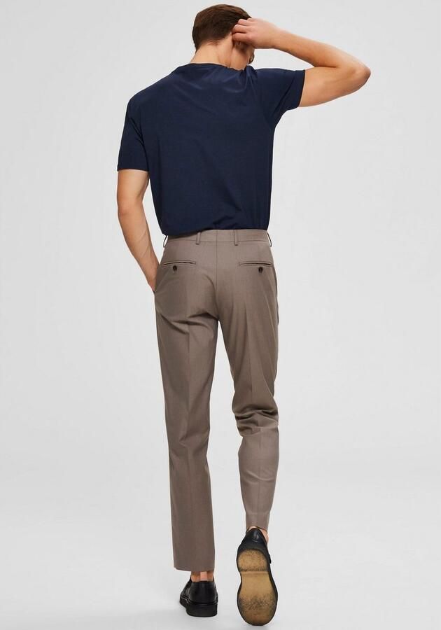 Selected Homme Regular fit T-shirt van katoenmix model 'NEWPIMA' - Foto 5