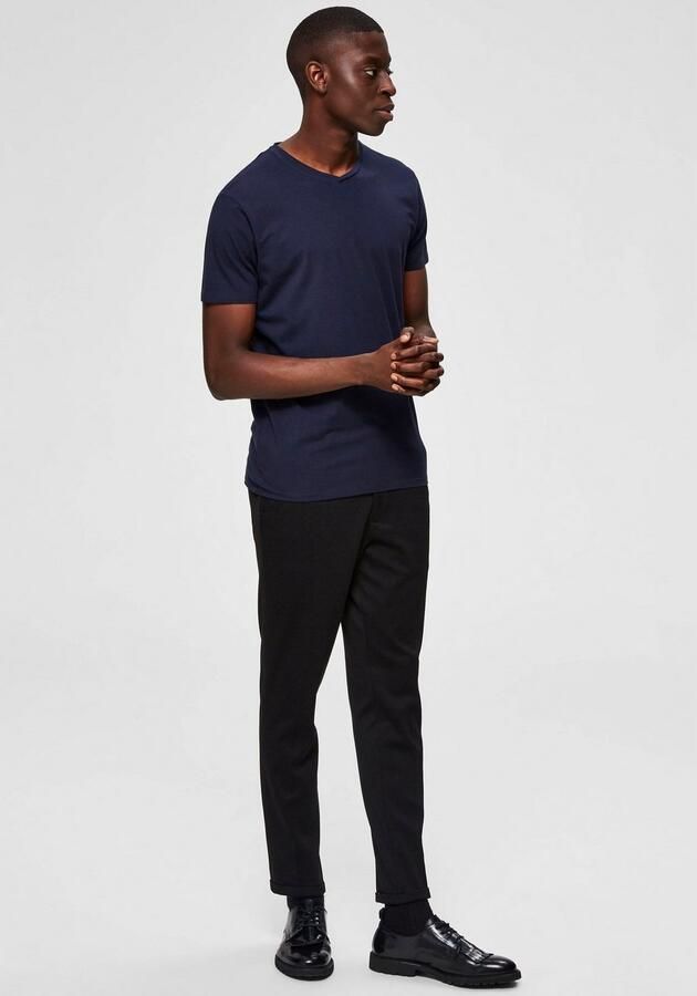 Selected Homme Regular fit T-shirt van katoenmix model 'NEWPIMA' - Foto 9