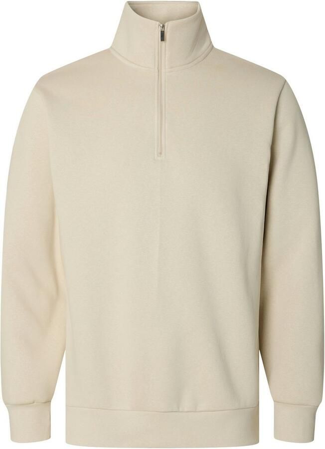 SELECTED HOMME Sweater SLHZREG-DAN SWEAT HALF ZIP