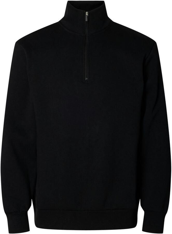 SELECTED HOMME Sweater SLHZREG-DAN SWEAT HALF ZIP