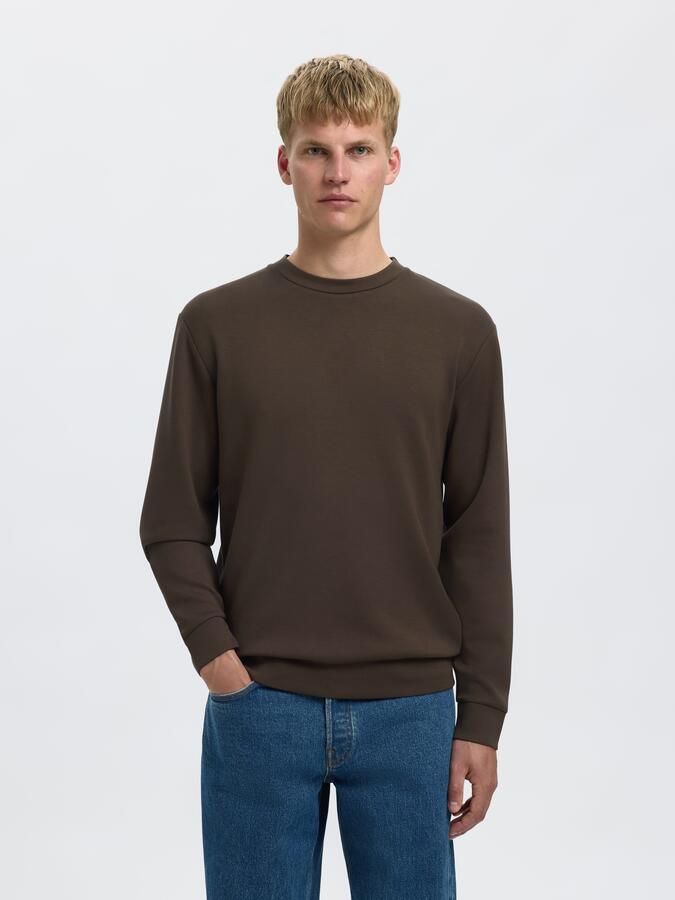 Selected Homme Regular fit sweatshirt van viscosemix model 'EMANUEL' - Foto 5