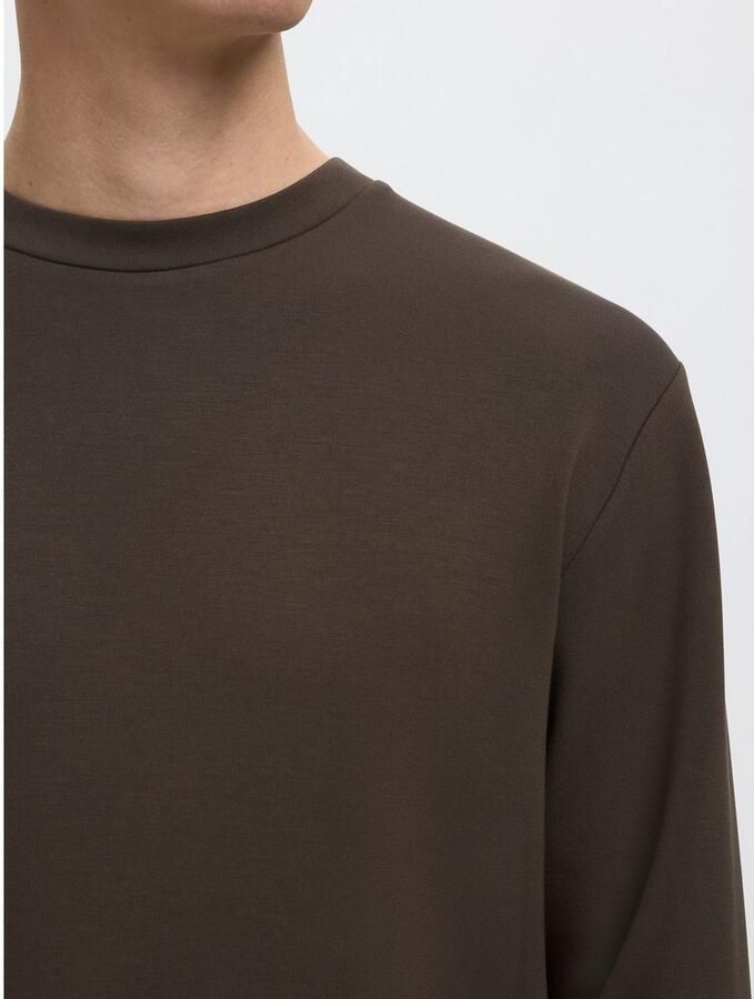 Selected Homme Regular fit sweatshirt van viscosemix model 'EMANUEL' - Foto 2