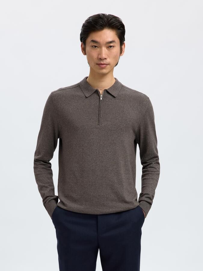 Selected Homme Regular fit gebreide pullover van puur katoen model 'BERG' - Foto 6