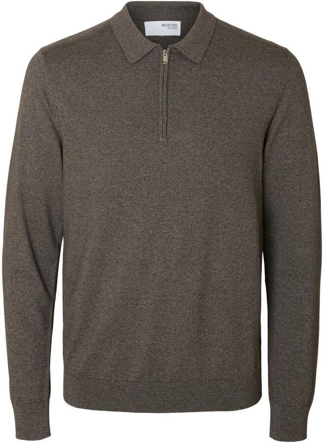 Selected Homme Regular fit gebreide pullover van puur katoen model 'BERG' - Foto 5