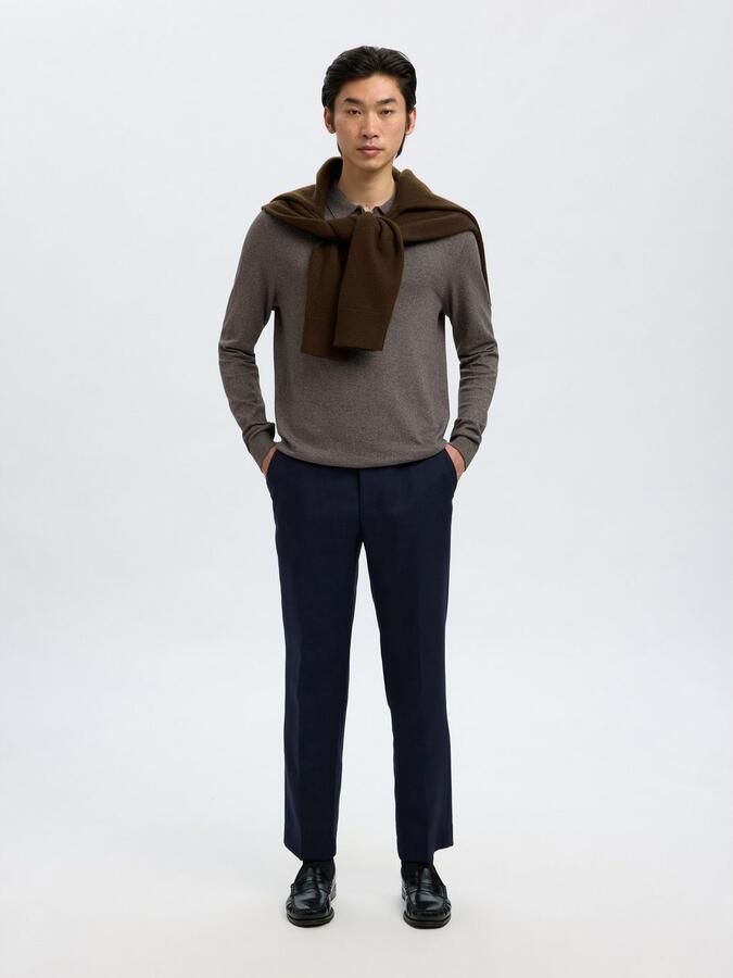 Selected Homme Regular fit gebreide pullover van puur katoen model 'BERG' - Foto 3