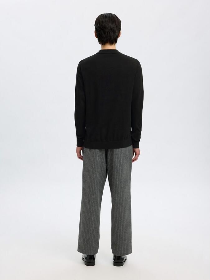 Selected Homme Regular fit gebreide pullover van puur katoen model 'BERG' - Foto 8